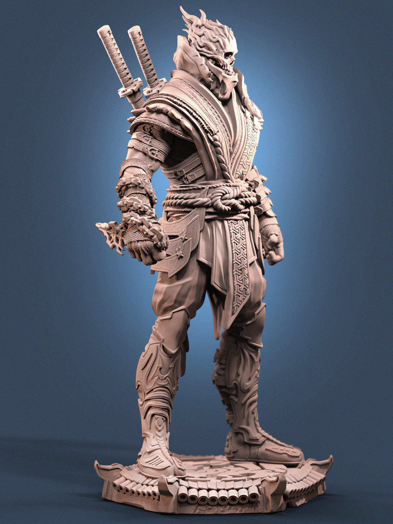 Scorpion Fanart - 100mm 3D print model_22