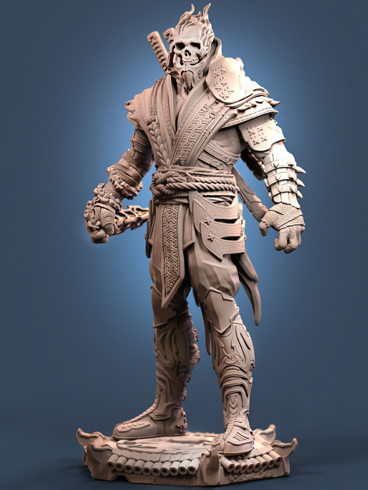 Scorpion Fanart - 100mm 3D print model_16