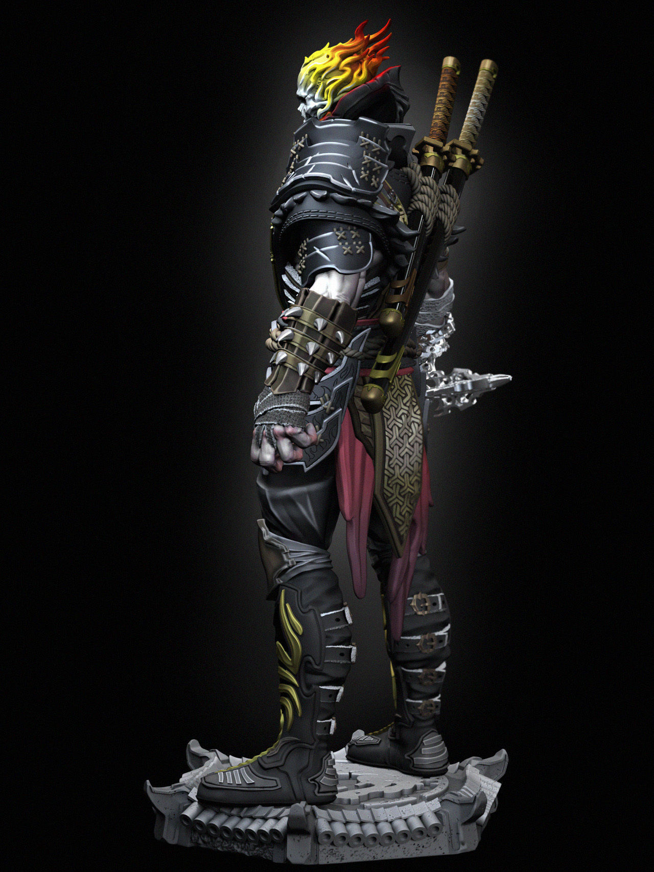 Scorpion Fanart - 100mm 3D print model_21