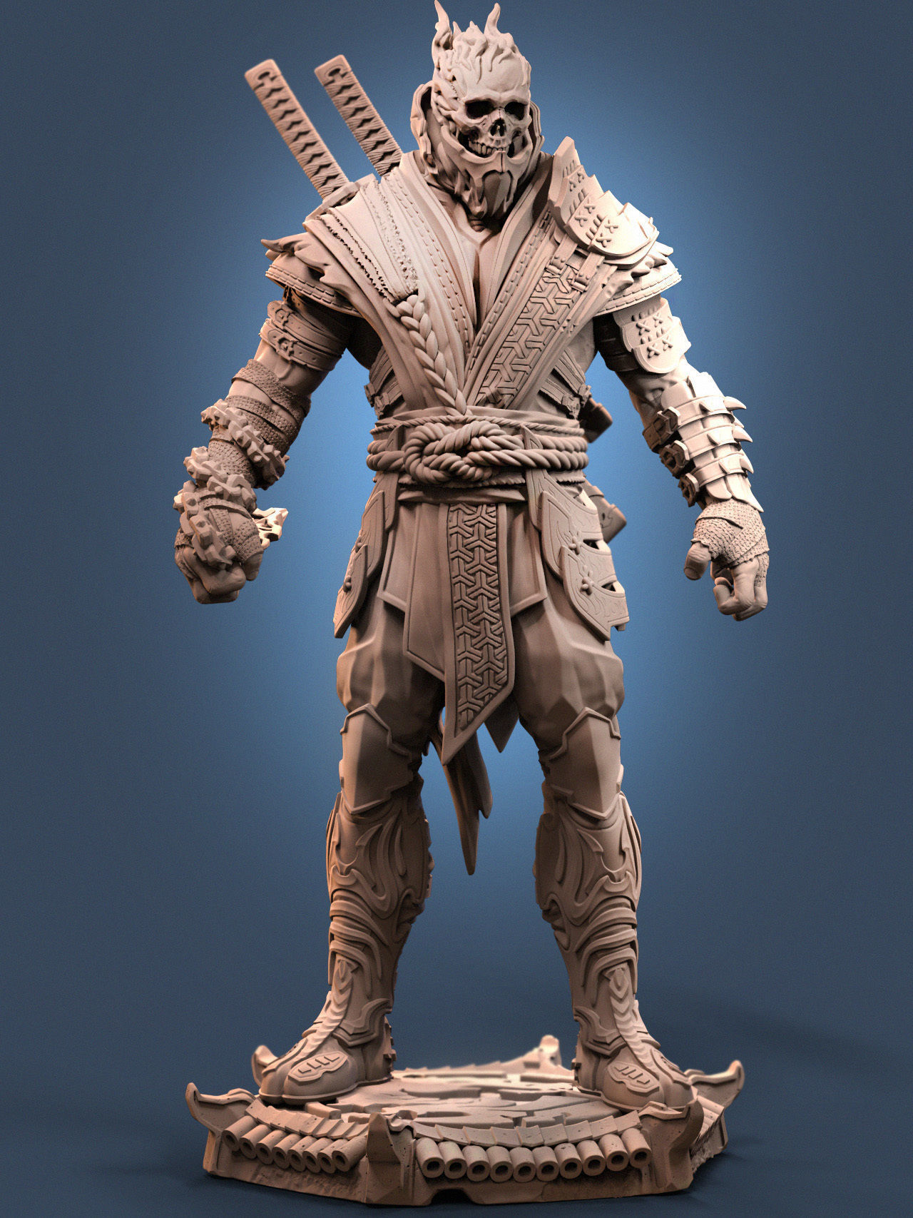 Scorpion Fanart - 100mm 3D print model_14