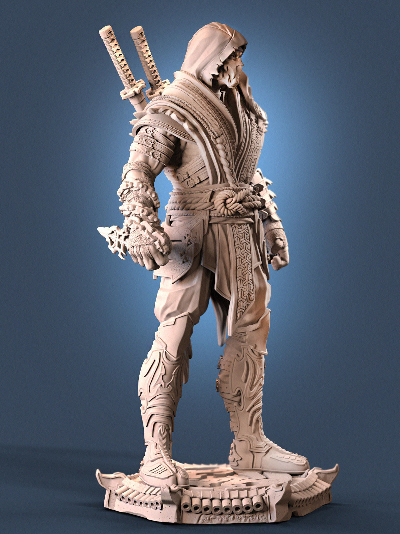 Scorpion Fanart - 100mm 3D print model_10