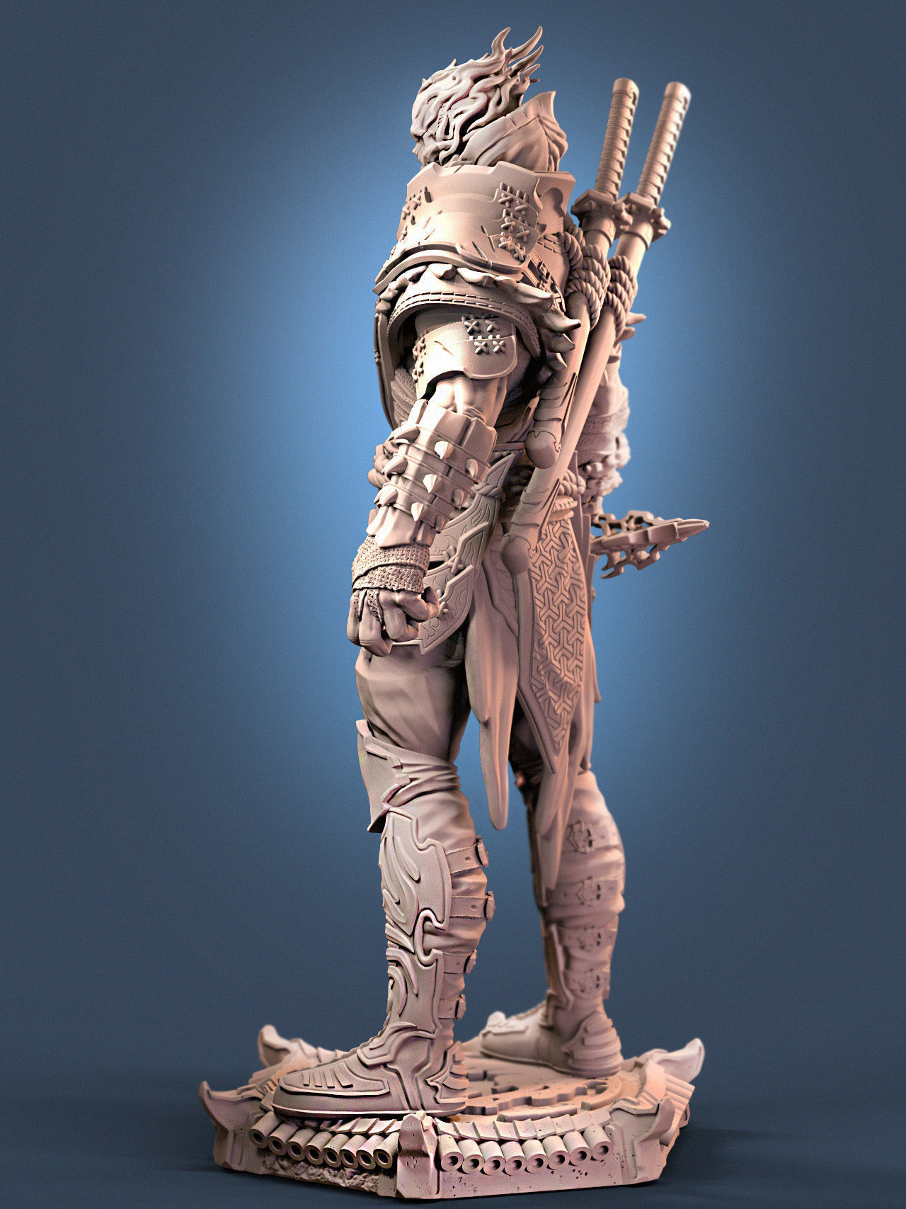 Scorpion Fanart - 100mm 3D print model_18