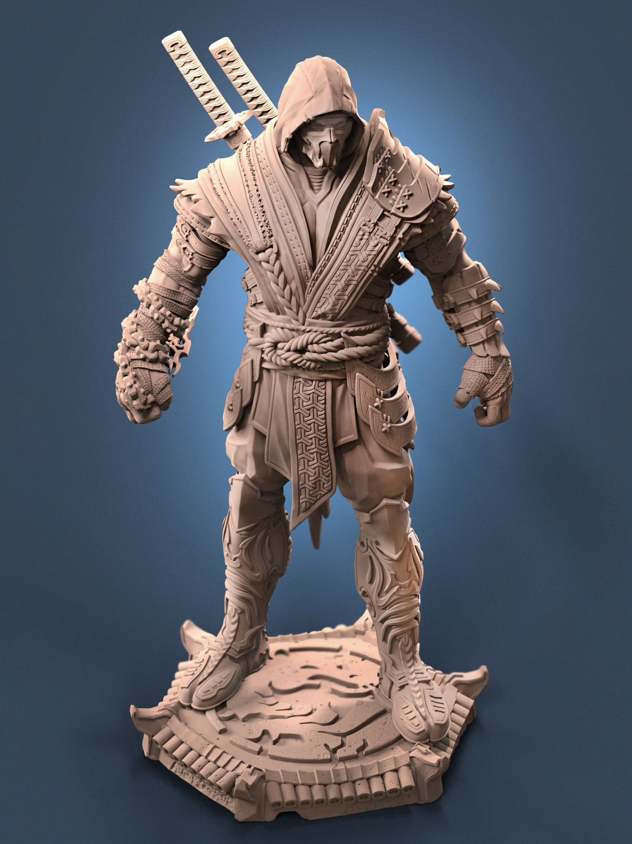 Scorpion Fanart - 100mm 3D print model_12