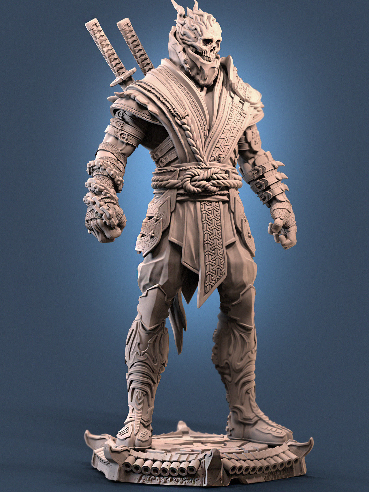 Scorpion Fanart - 100mm 3D print model_24