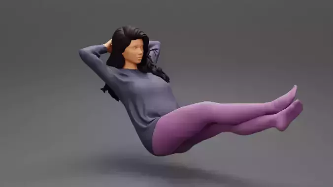 Sexy girl sitting on a chair with her legs on the table