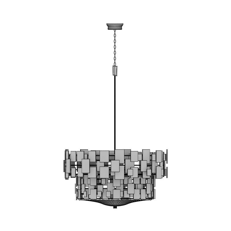Porta Romana LUCA CHANDELIER 3D model_4