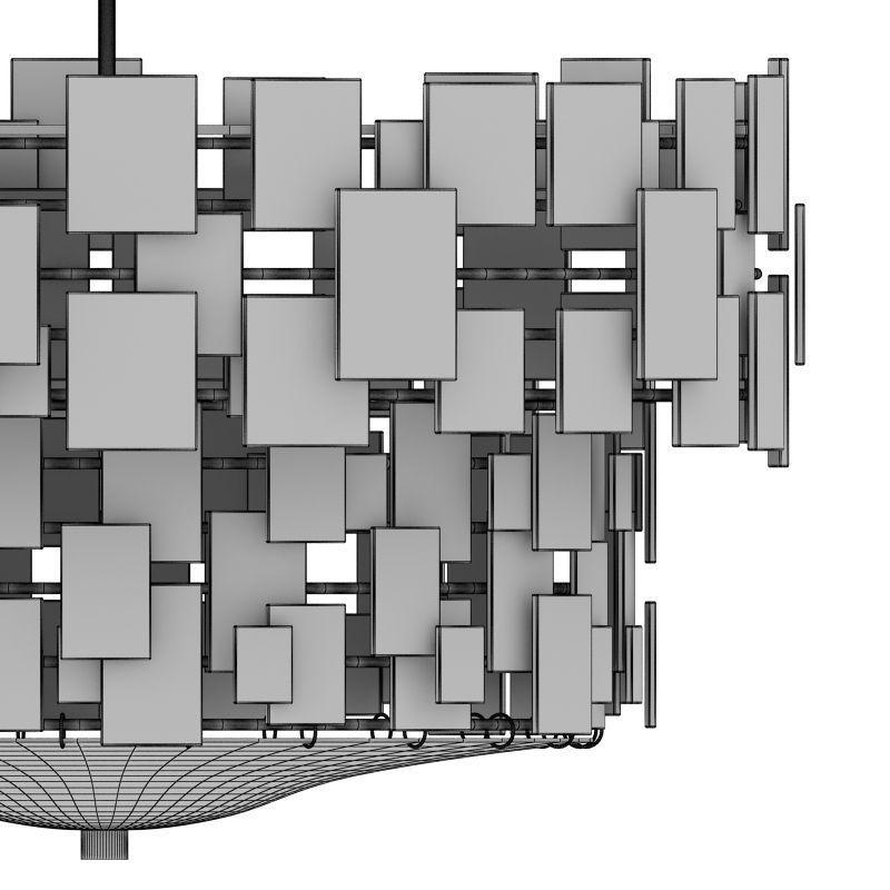 Porta Romana LUCA CHANDELIER 3D model_2