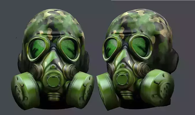 Helmet 3d model military combat Military Low-poly Low-poly 3D model