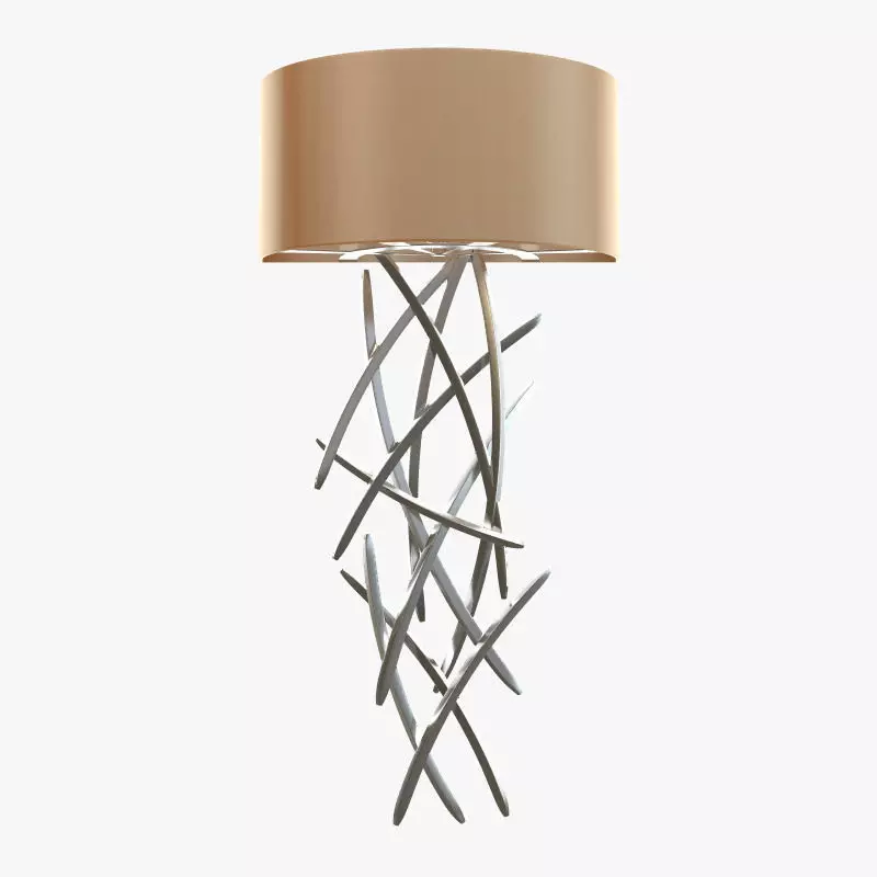 Porta Romana Flynn Wall Light 3D model_0