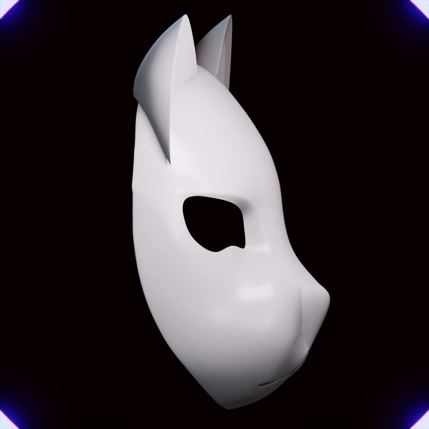 PANDA MASK MASCARA DE PANDA 3D print model_2