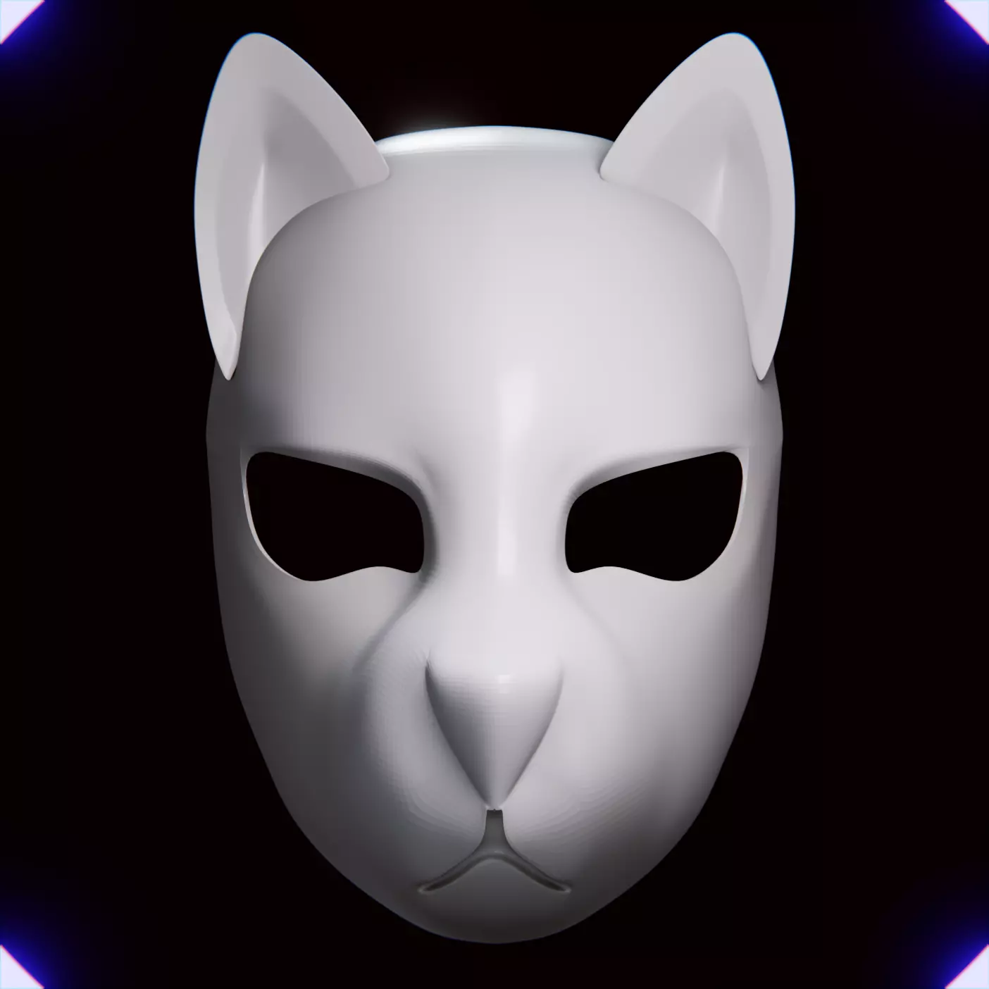 PANDA MASK MASCARA DE PANDA 3D print model_0