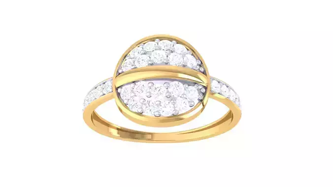 Women Wedding Engagement Ring 3dm STL OBJ FBX Renders Details