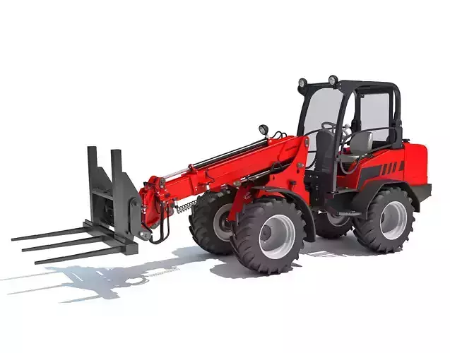 Telescopic Wheel Loader 3D model