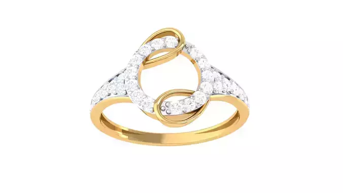 Women Wedding Engagement Ring 3dm STL OBJ FBX Renders Details