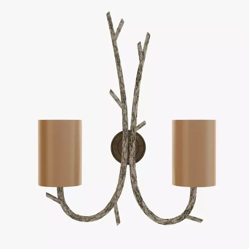 Porta Romana - Twig Wall Light 3D model_0