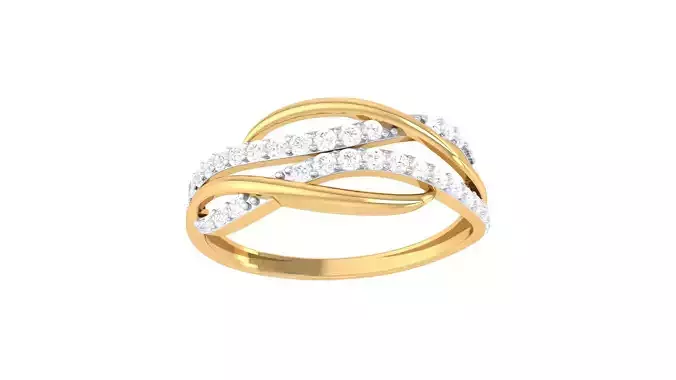 Women Wedding Engagement Ring 3dm STL OBJ FBX Renders Details