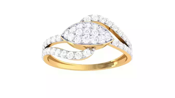 Women Wedding Engagement Ring 3dm STL OBJ FBX Renders Details