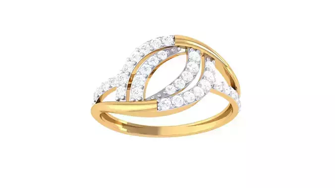 Women Wedding Engagement Ring 3dm STL OBJ FBX Renders Details