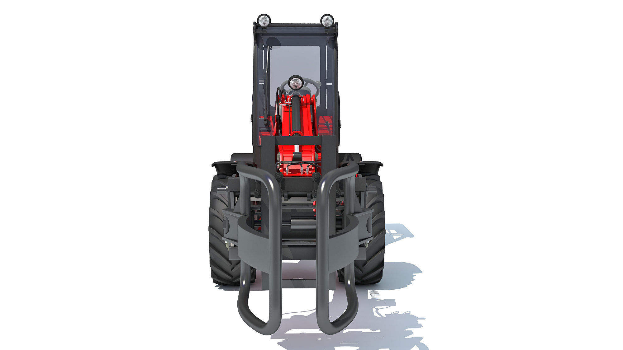 Telescopic Handler Forklift 3D model_10