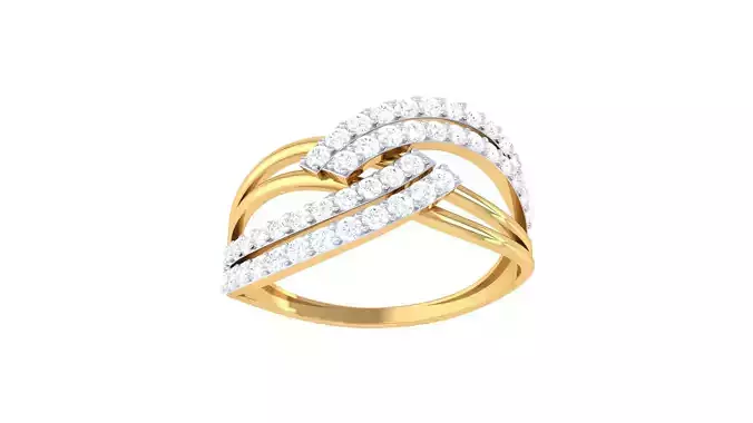 Women Wedding Engagement Ring 3dm STL OBJ FBX Renders Details