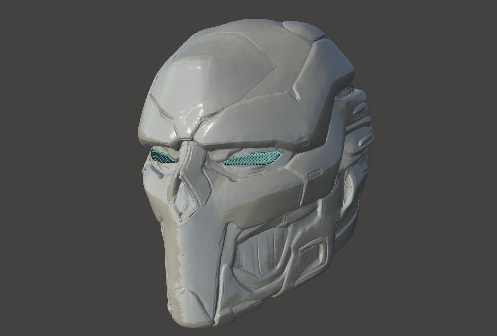 DEAD SPACE LEVEL 6 HELMET - FUNCTIONAL COSPLAY MASK 3D print model_33