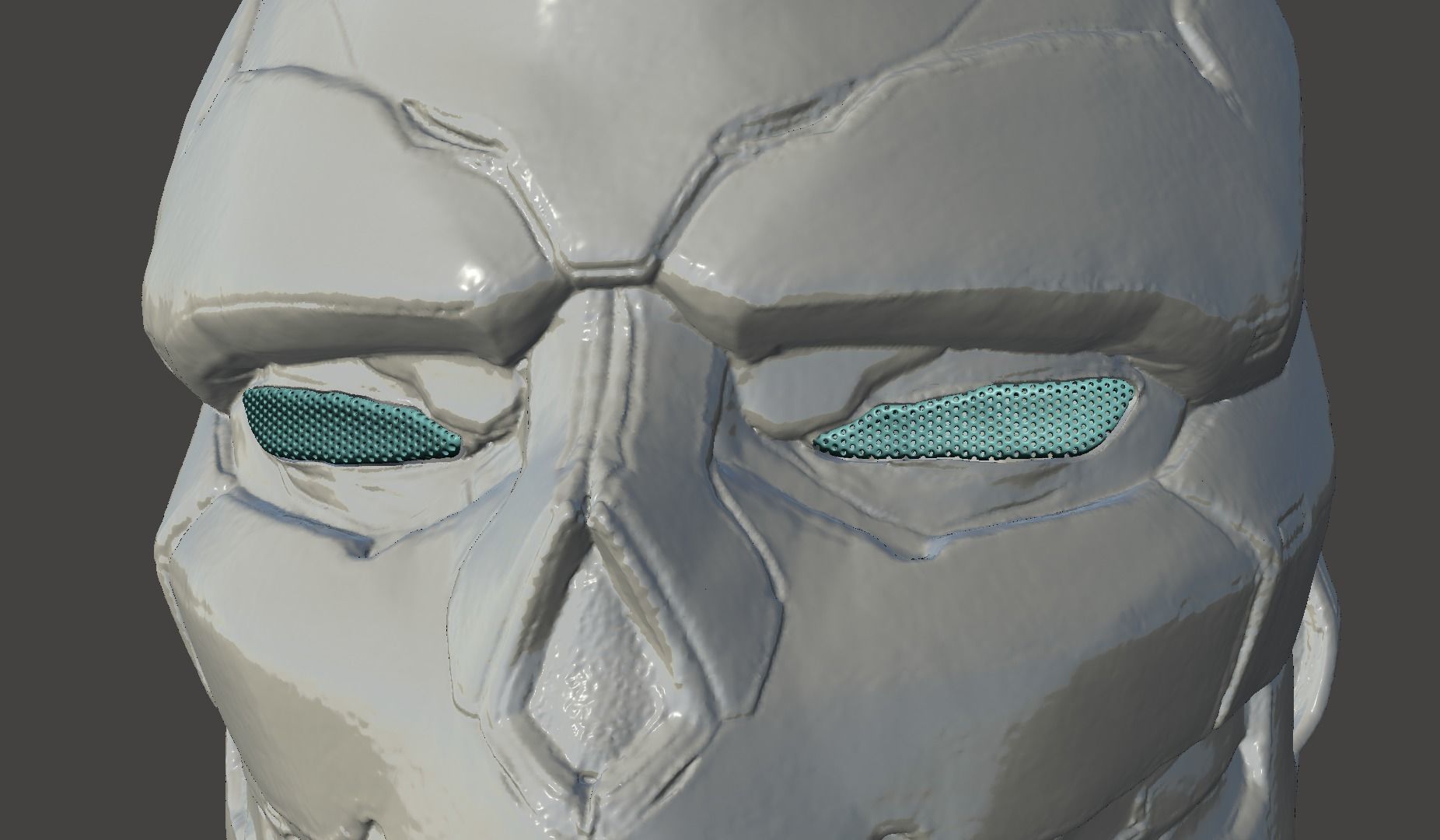 DEAD SPACE LEVEL 6 HELMET - FUNCTIONAL COSPLAY MASK 3D print model_34