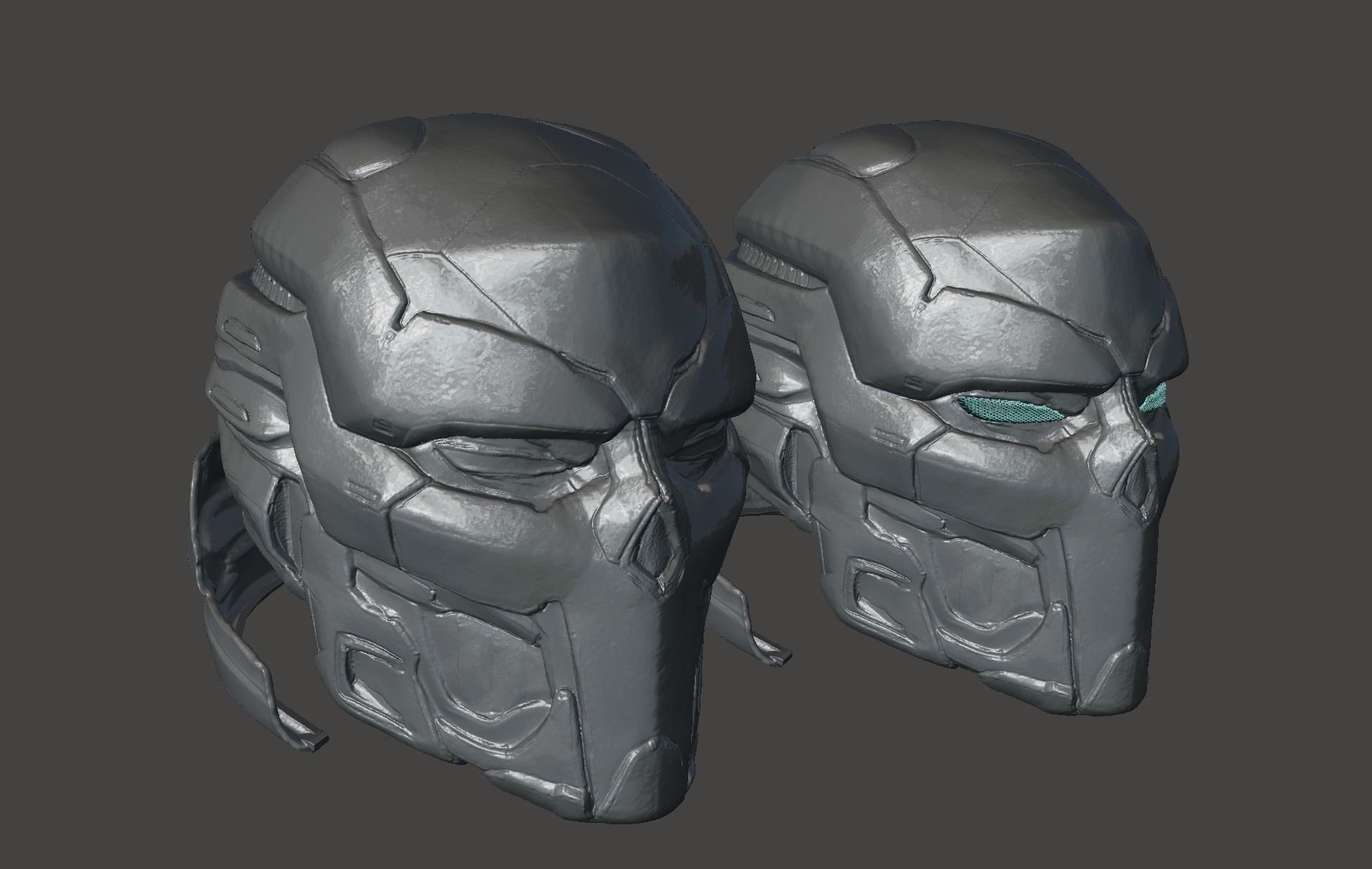 DEAD SPACE LEVEL 6 HELMET - FUNCTIONAL COSPLAY MASK 3D print model_15