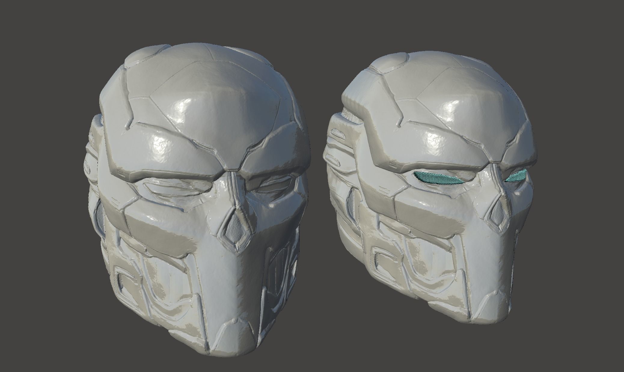 DEAD SPACE LEVEL 6 HELMET - FUNCTIONAL COSPLAY MASK 3D print model_49