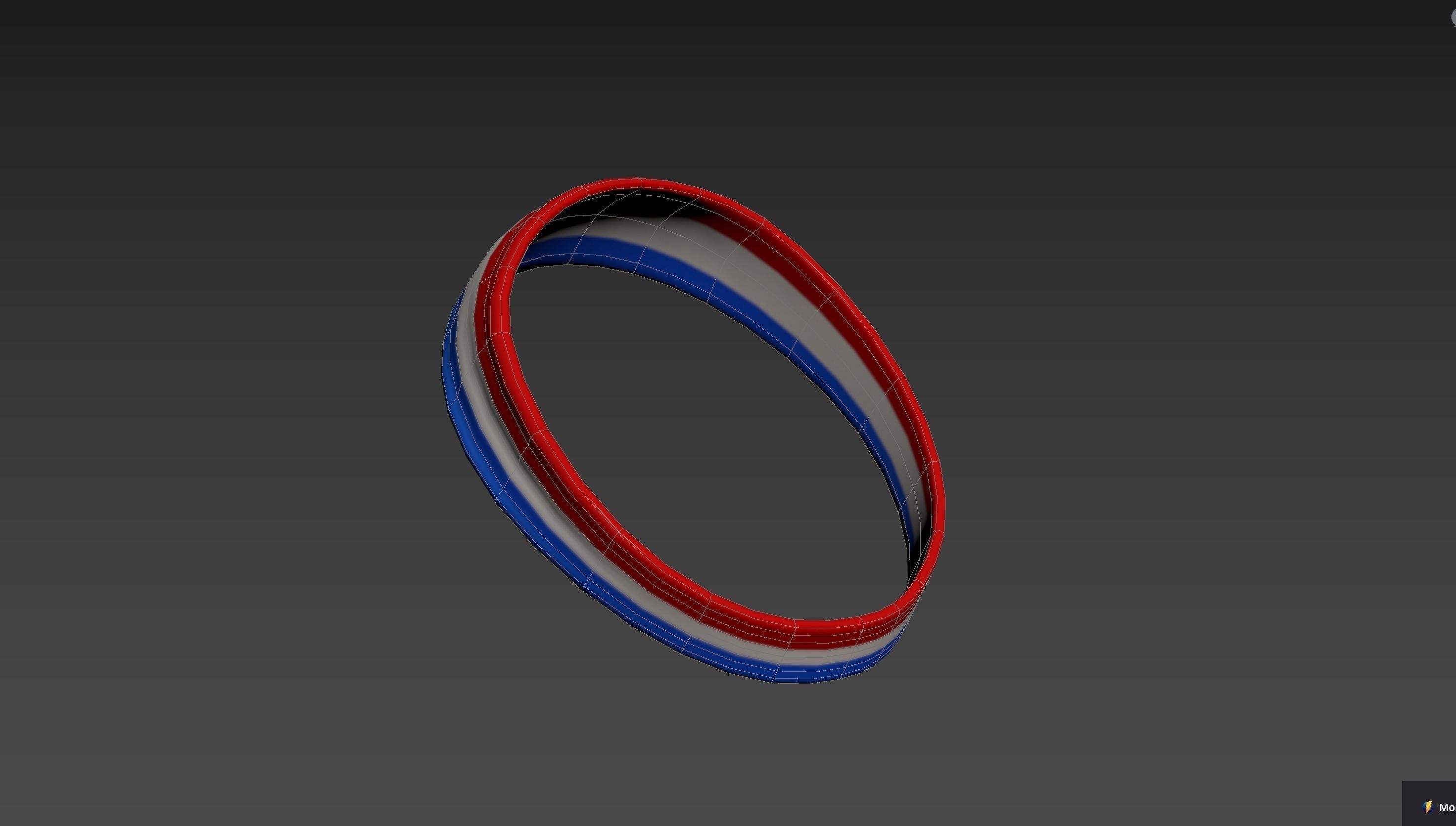 Headband007 Sport Headband 3D model_22