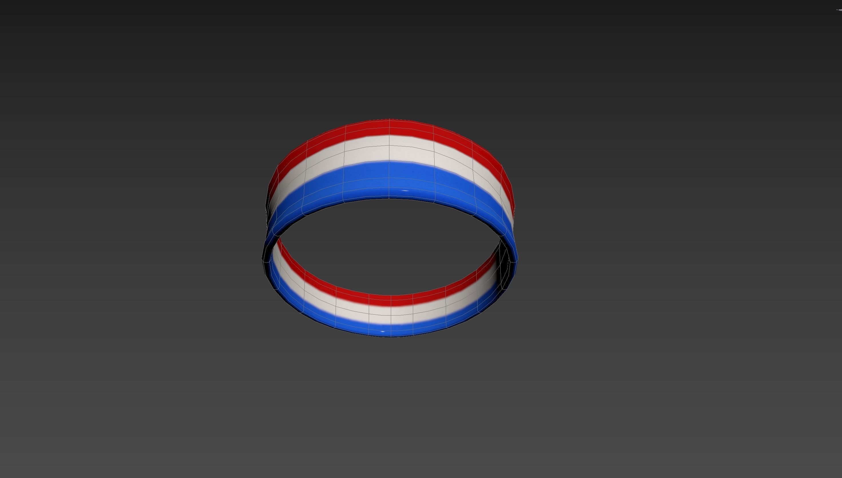 Headband007 Sport Headband 3D model_13