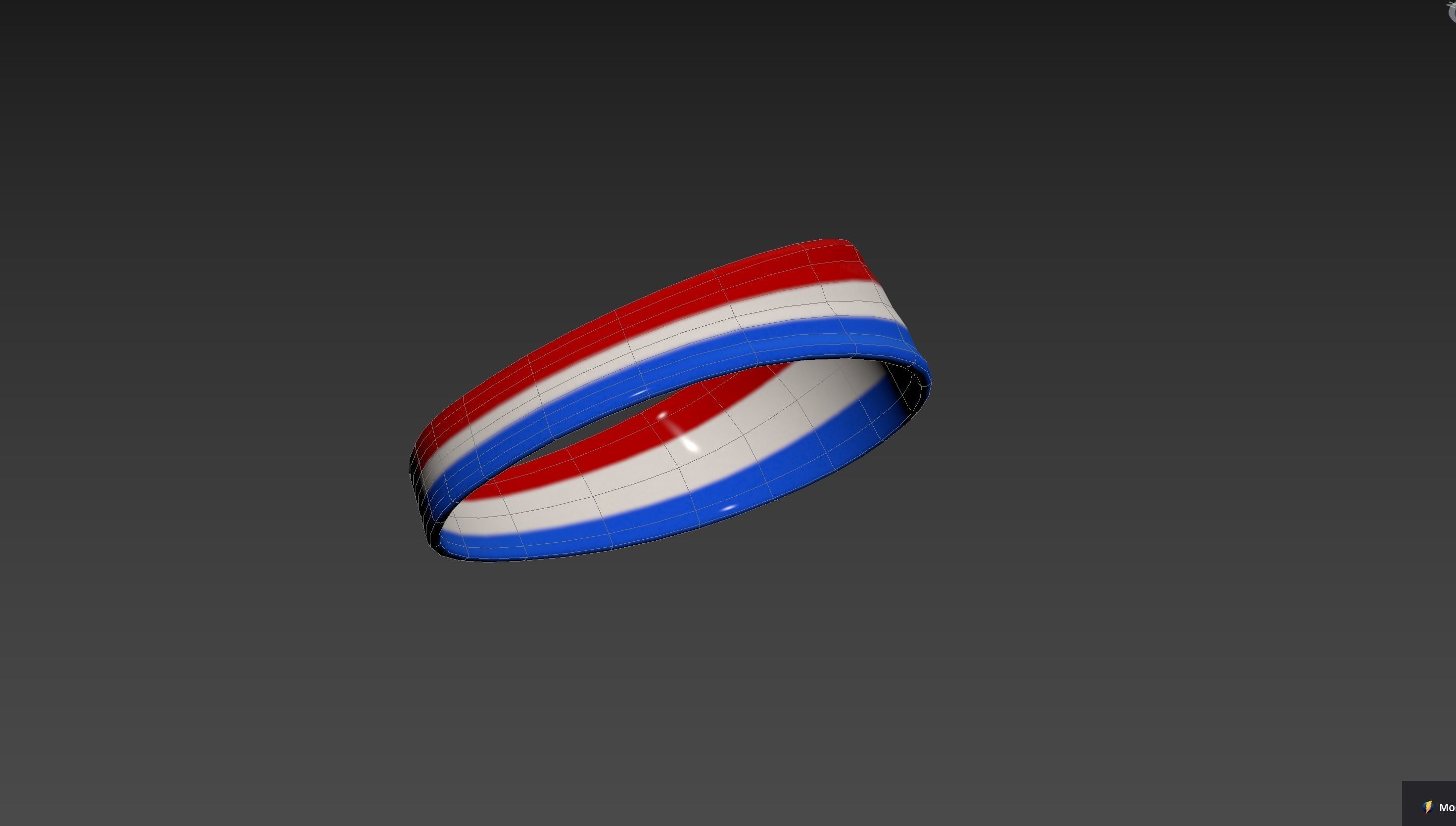 Headband007 Sport Headband 3D model_17