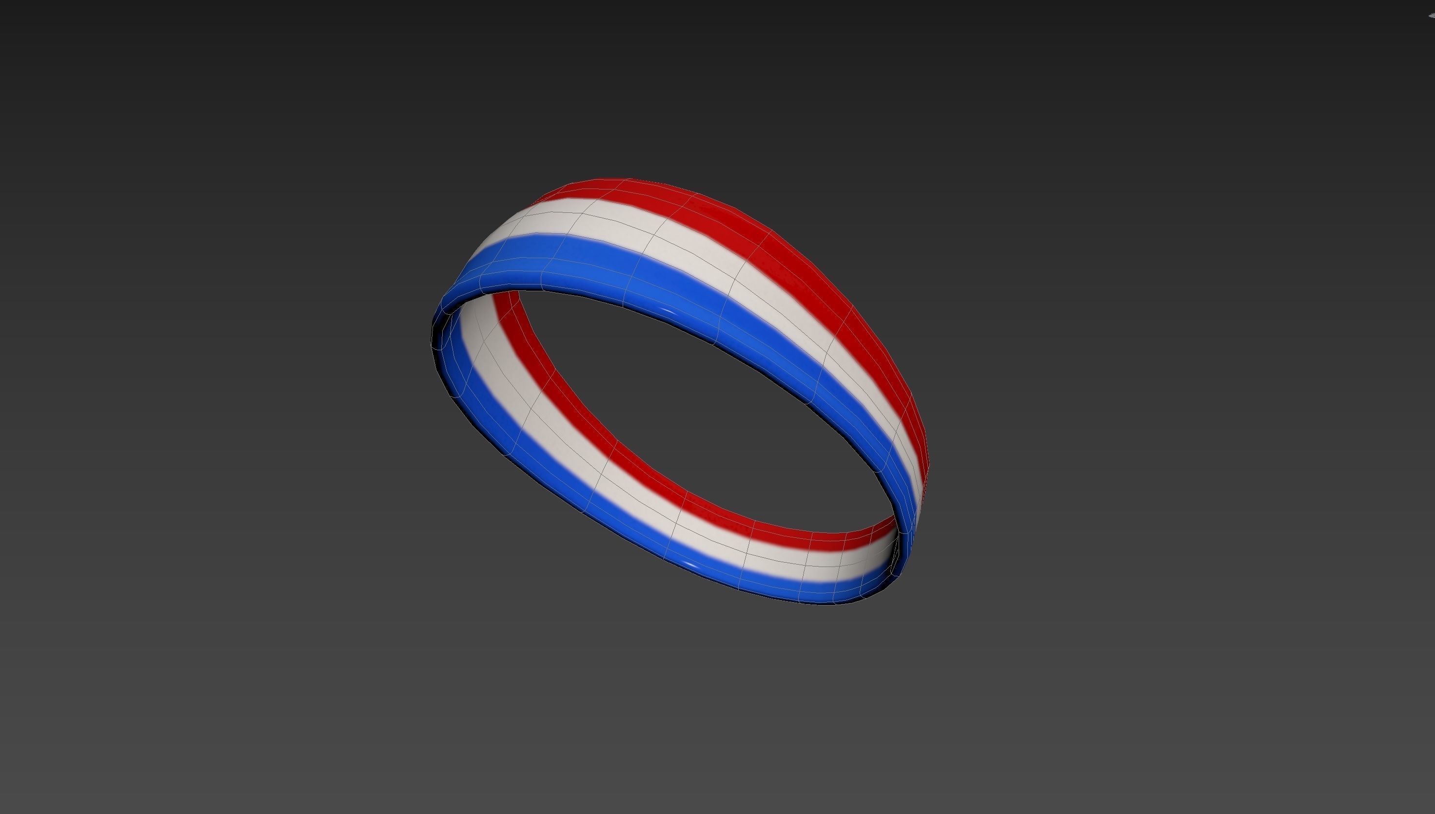Headband007 Sport Headband 3D model_24