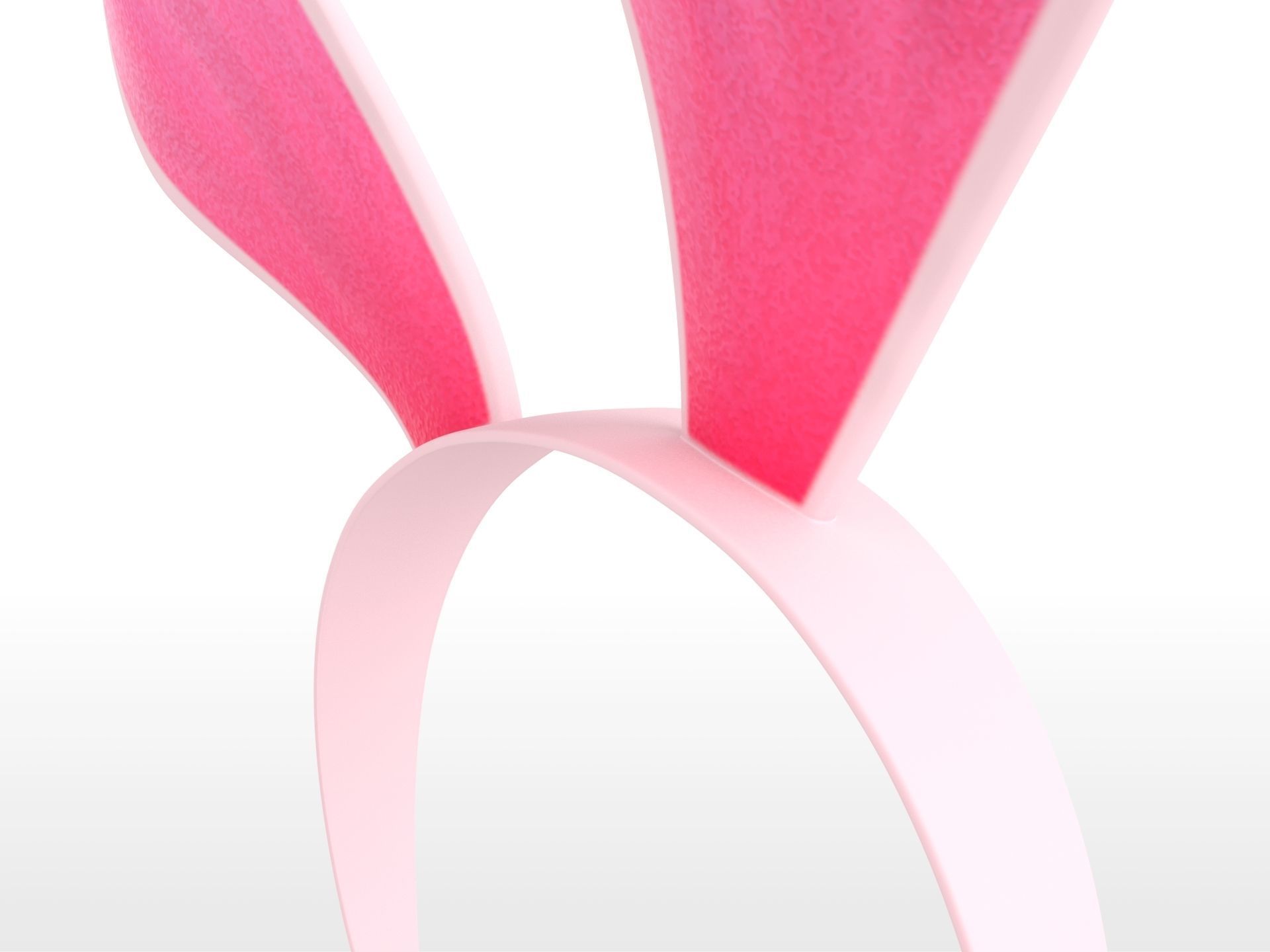 Headband008 Bunny Headband 3D model_8
