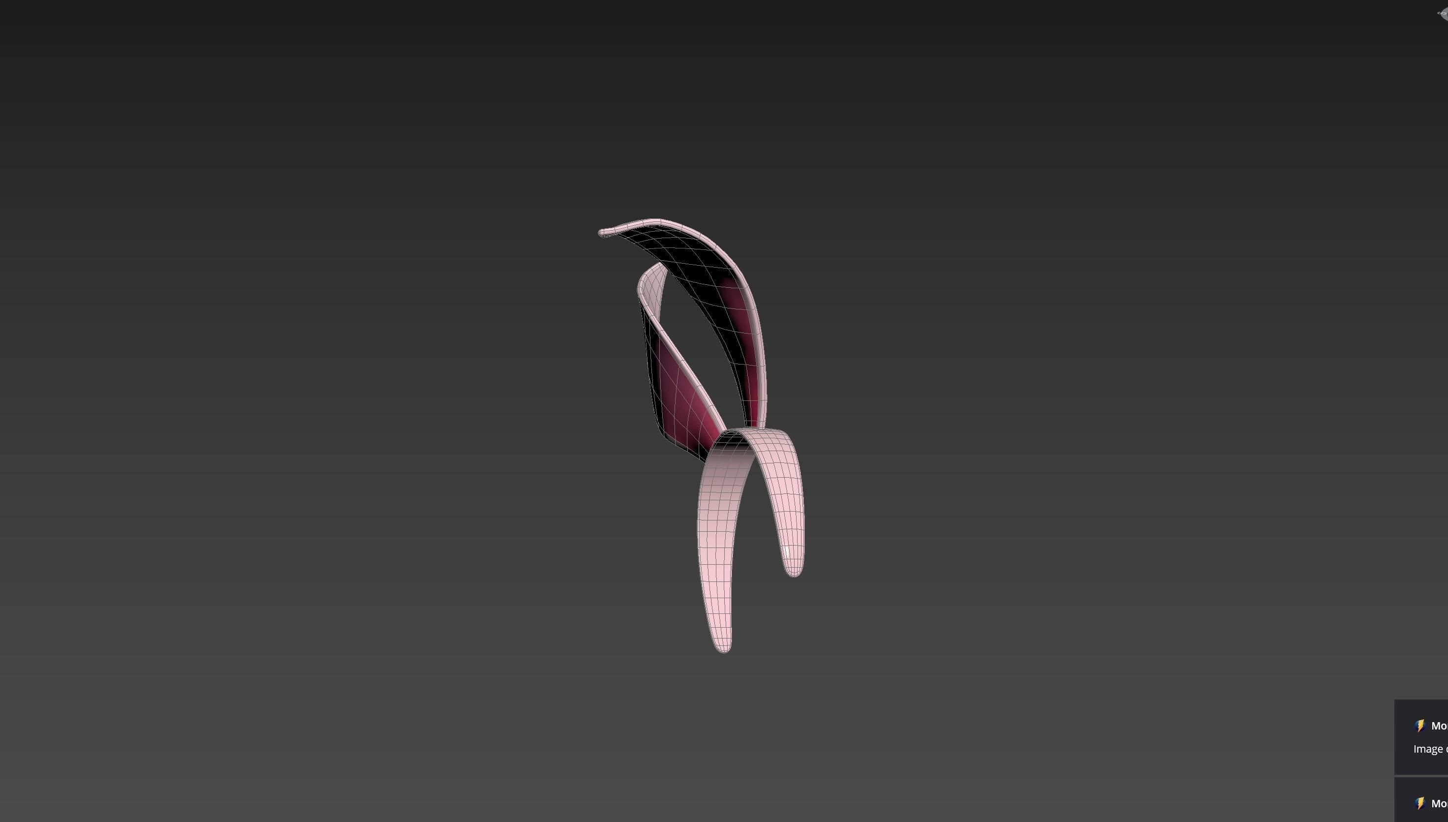 Headband008 Bunny Headband 3D model_23