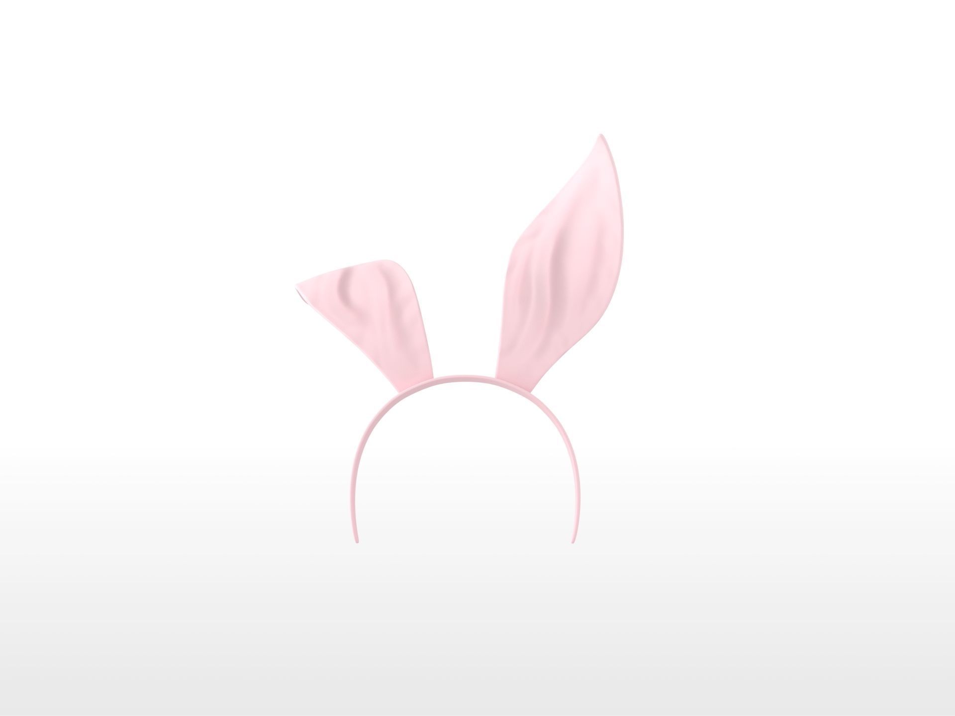 Headband008 Bunny Headband 3D model_5