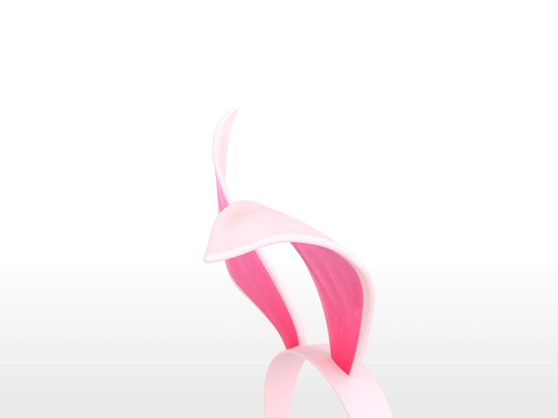 Headband008 Bunny Headband 3D model_9