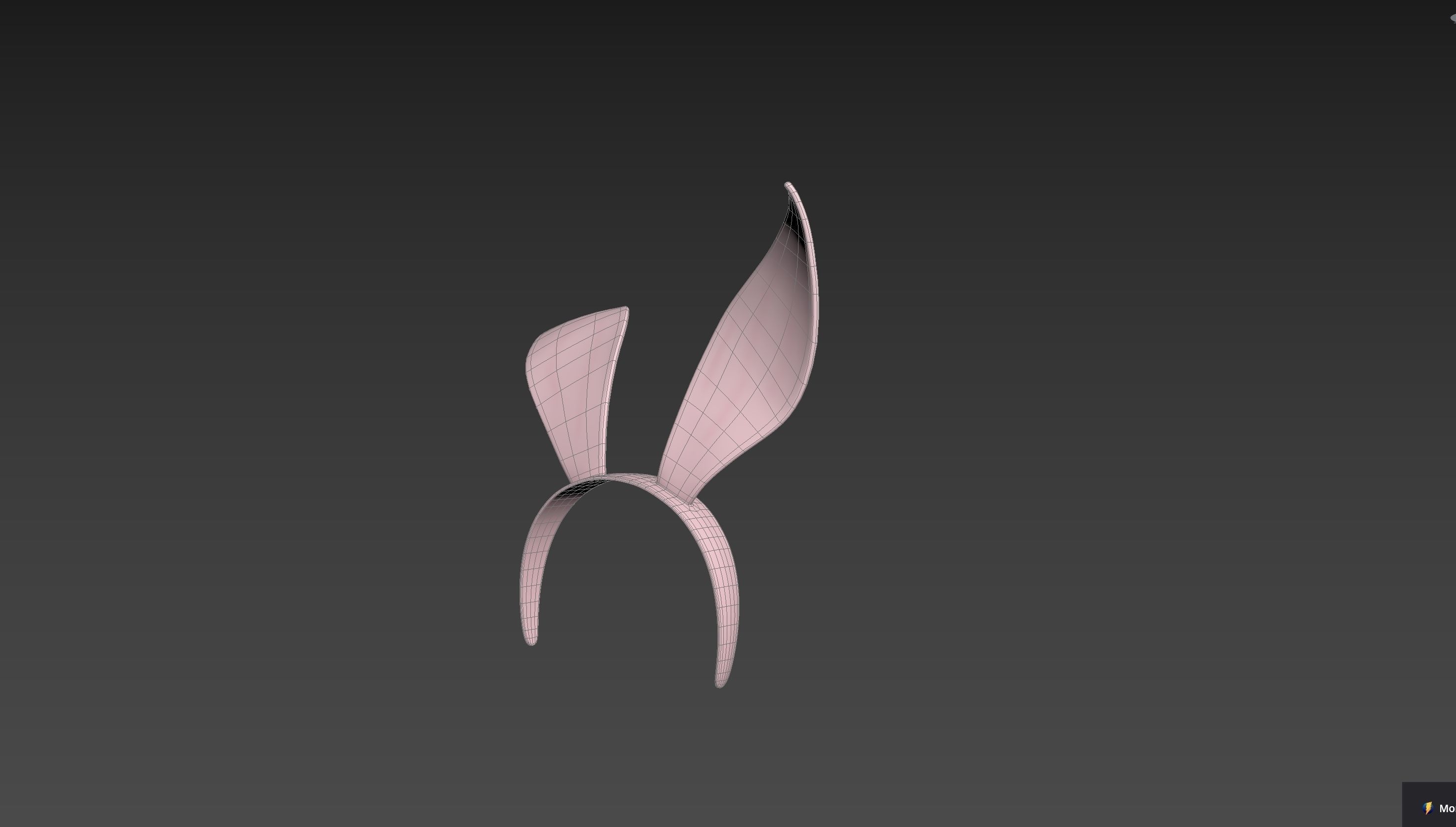 Headband008 Bunny Headband 3D model_18