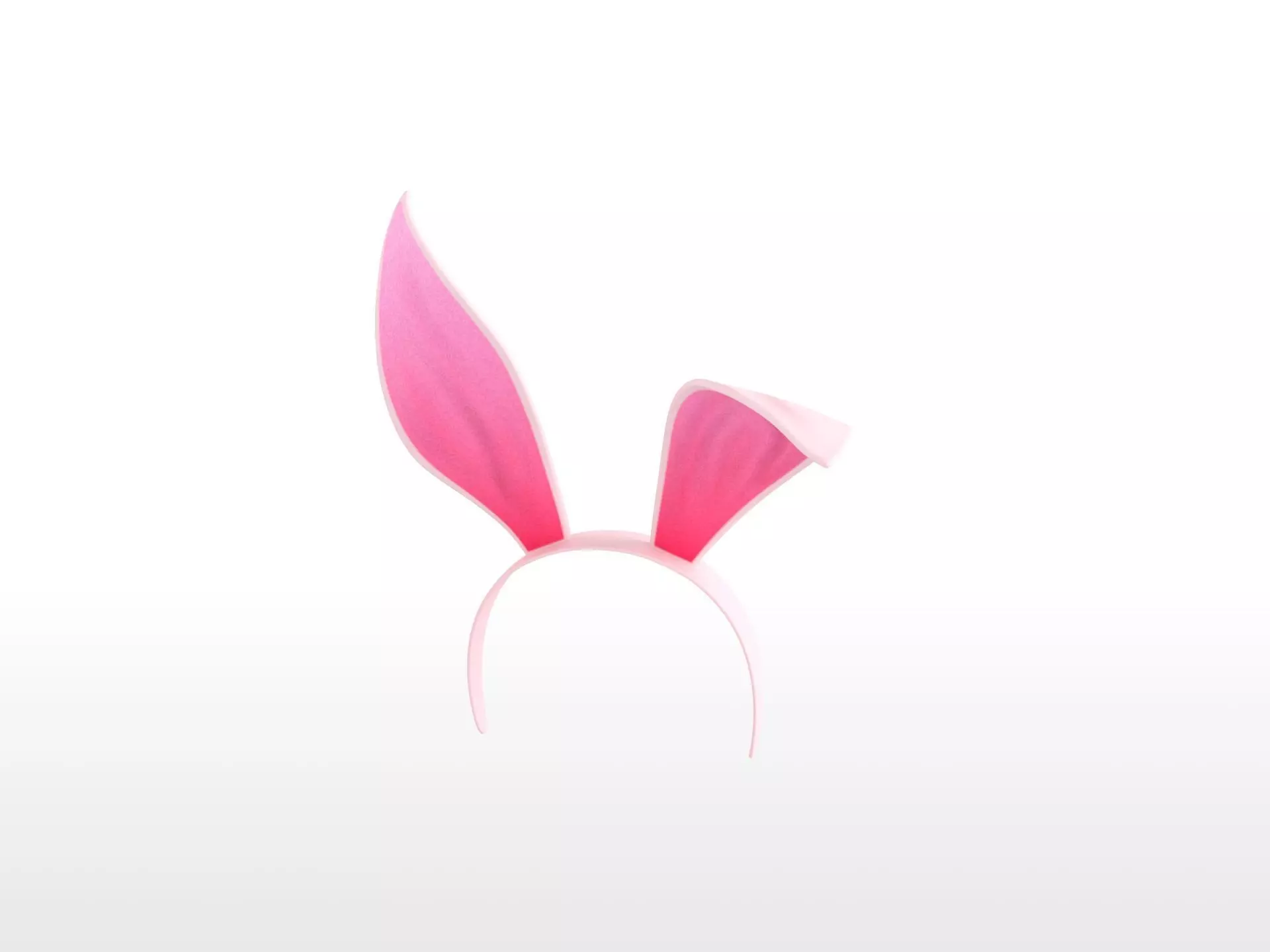 Headband008 Bunny Headband 3D model_0