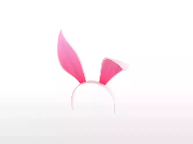 Headband008 Bunny Headband 3D model