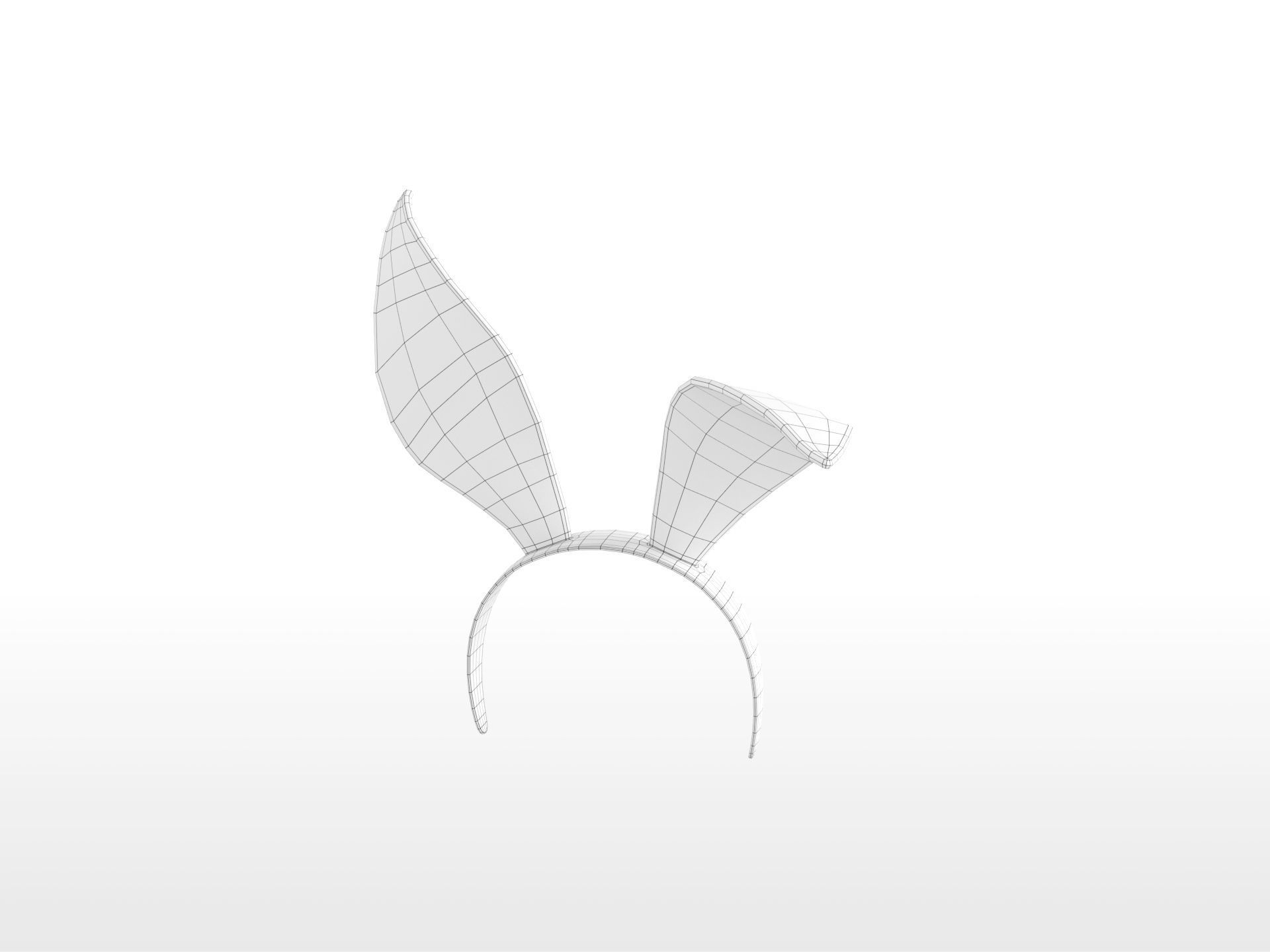 Headband008 Bunny Headband 3D model_30
