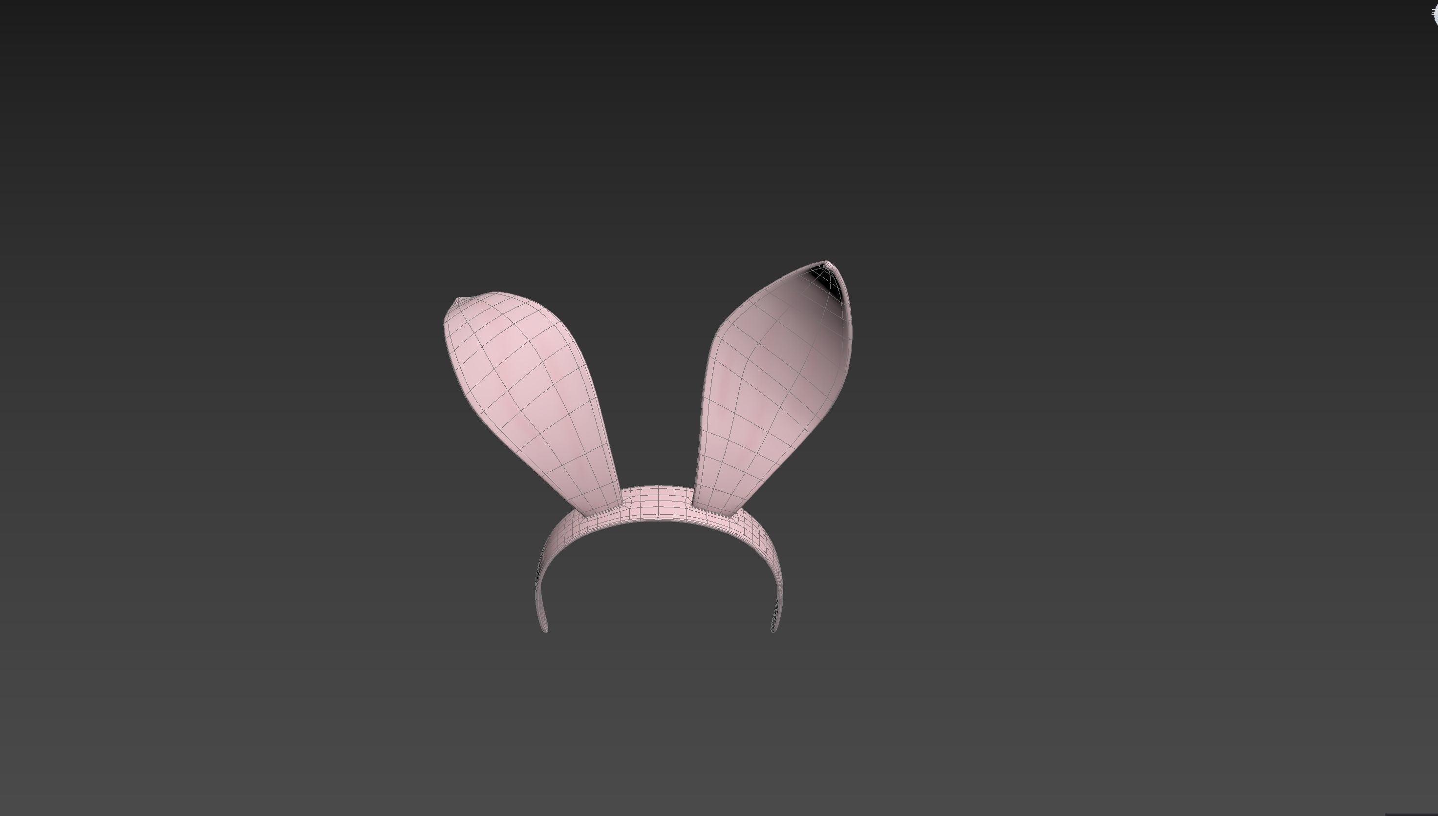 Headband008 Bunny Headband 3D model_20