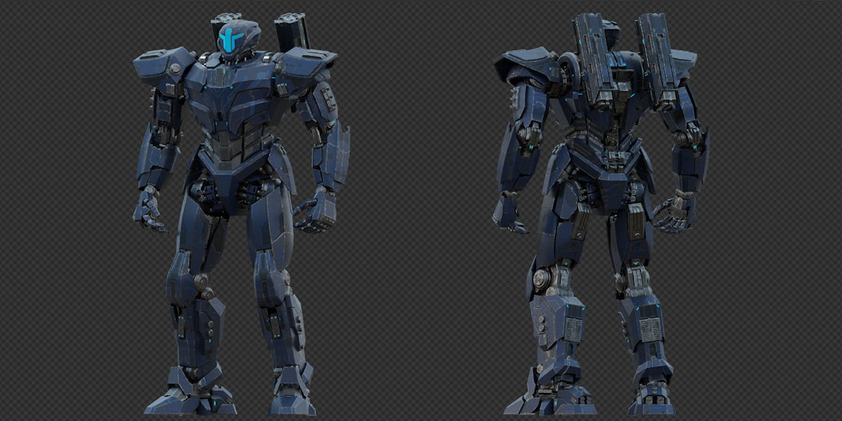 Blue River 3D model_1