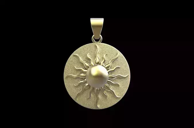 SUN PENDANT MATTE FINISHED