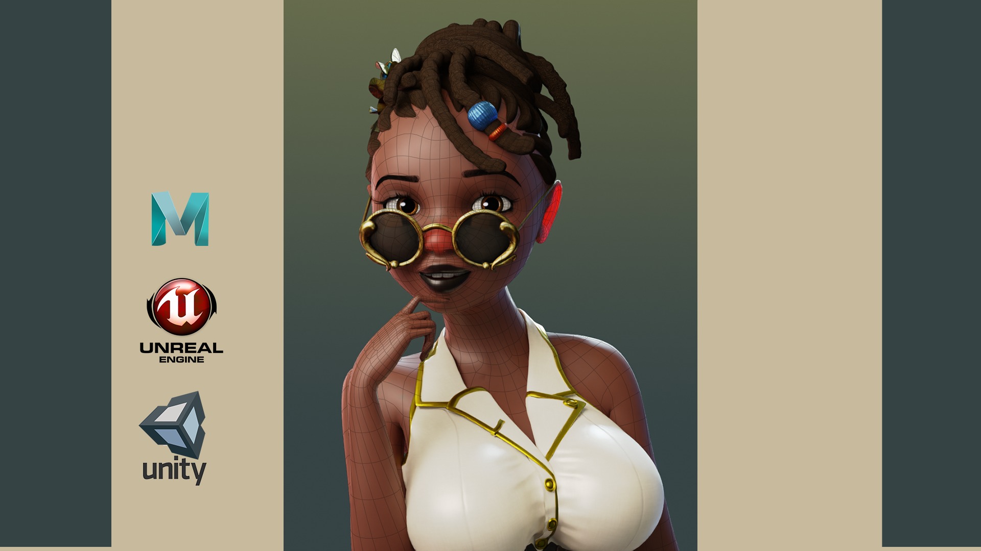 CHARMY RIG MAYA VERSION Low-poly 3D model_3