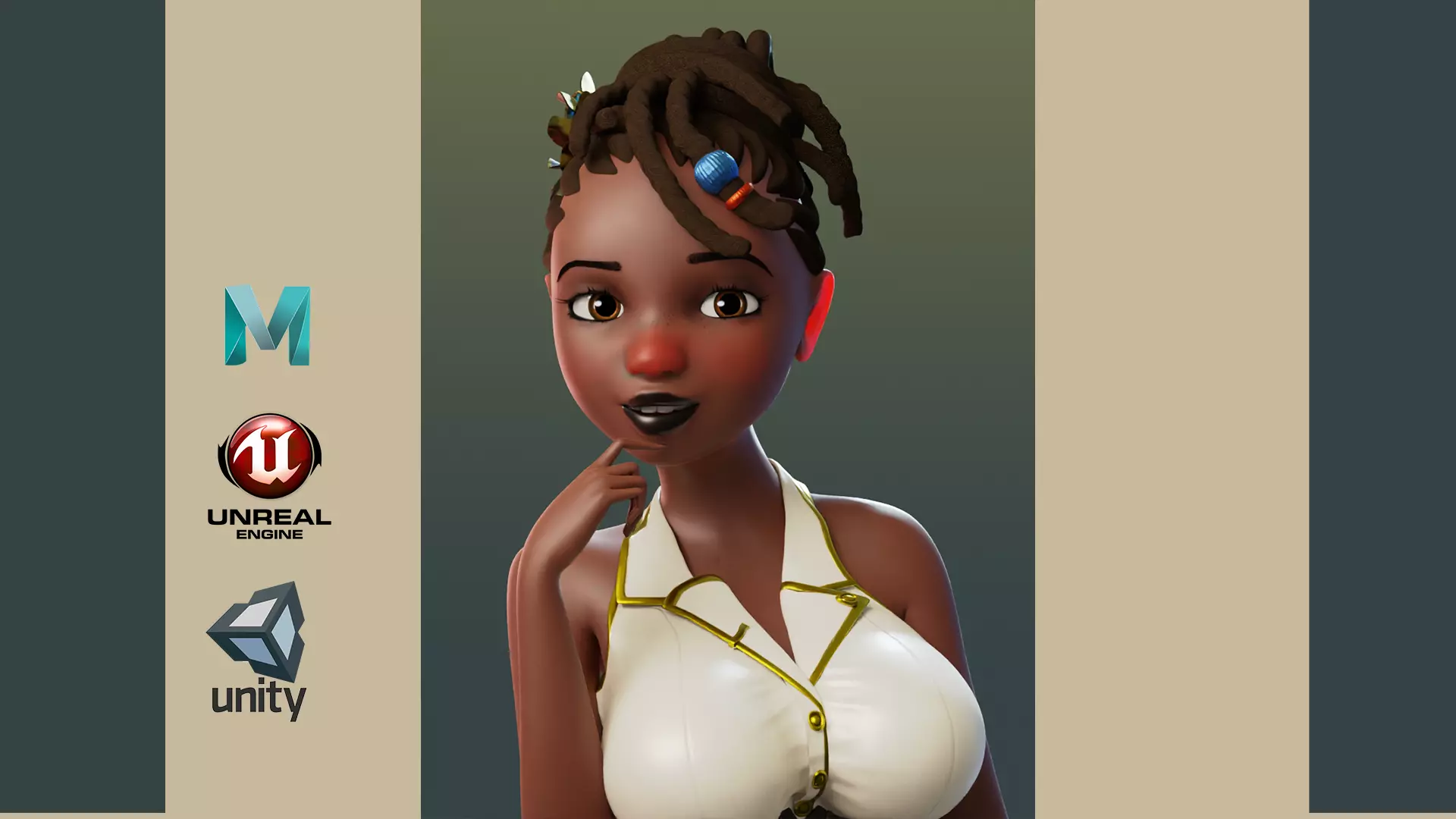 CHARMY RIG MAYA VERSION Low-poly 3D model_0