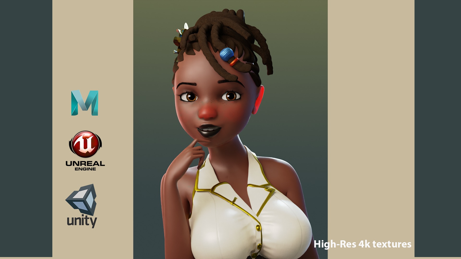 CHARMY RIG MAYA VERSION Low-poly 3D model_10