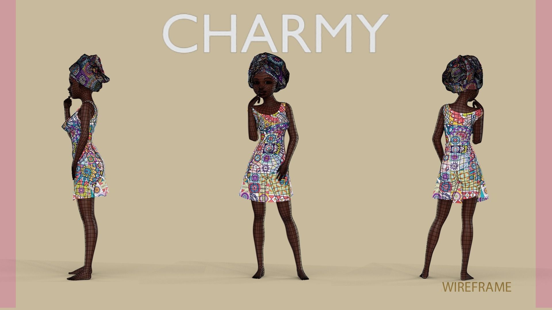 CHARMY RIG MAYA VERSION Low-poly 3D model_7