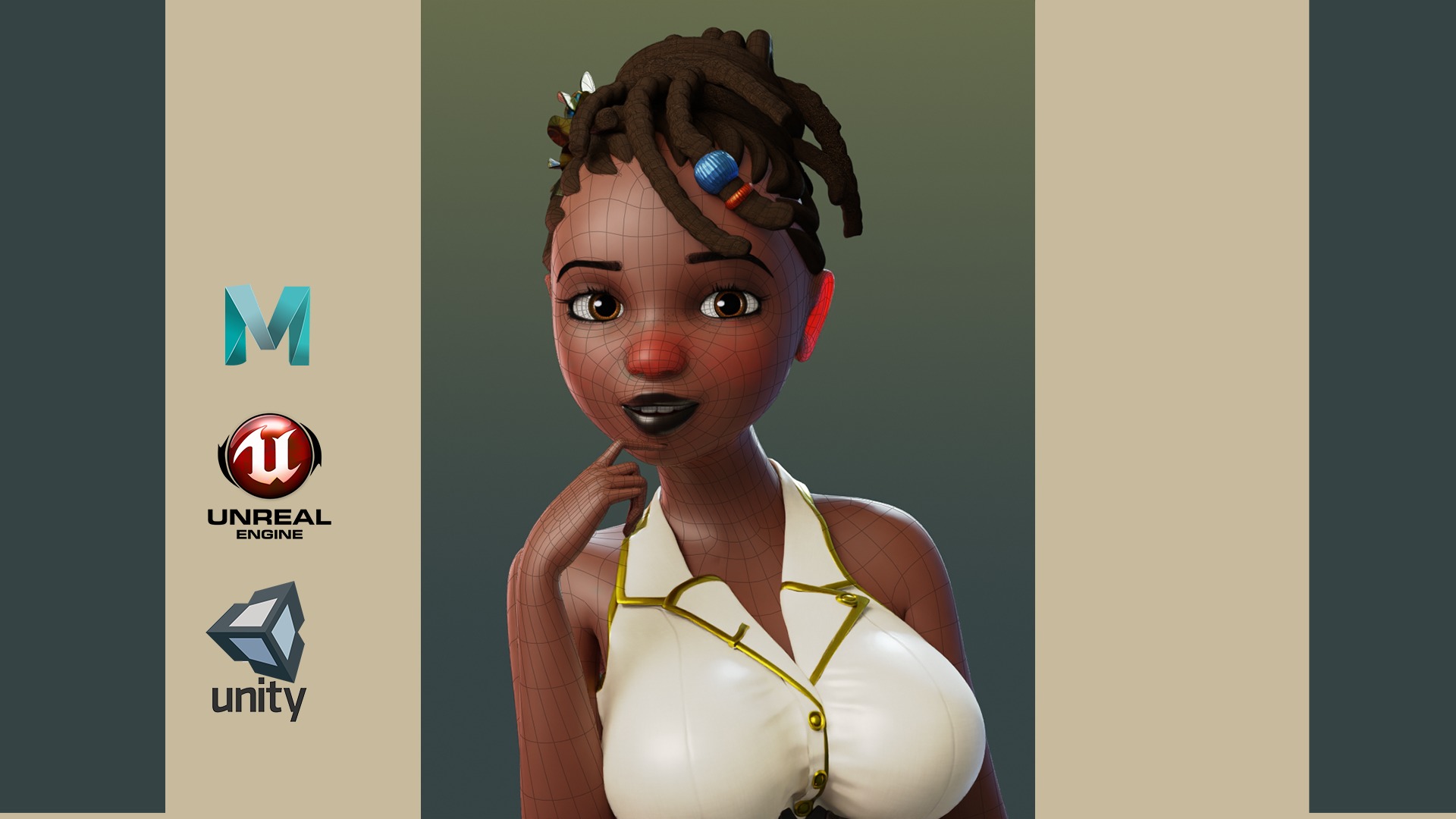 CHARMY RIG MAYA VERSION Low-poly 3D model_2