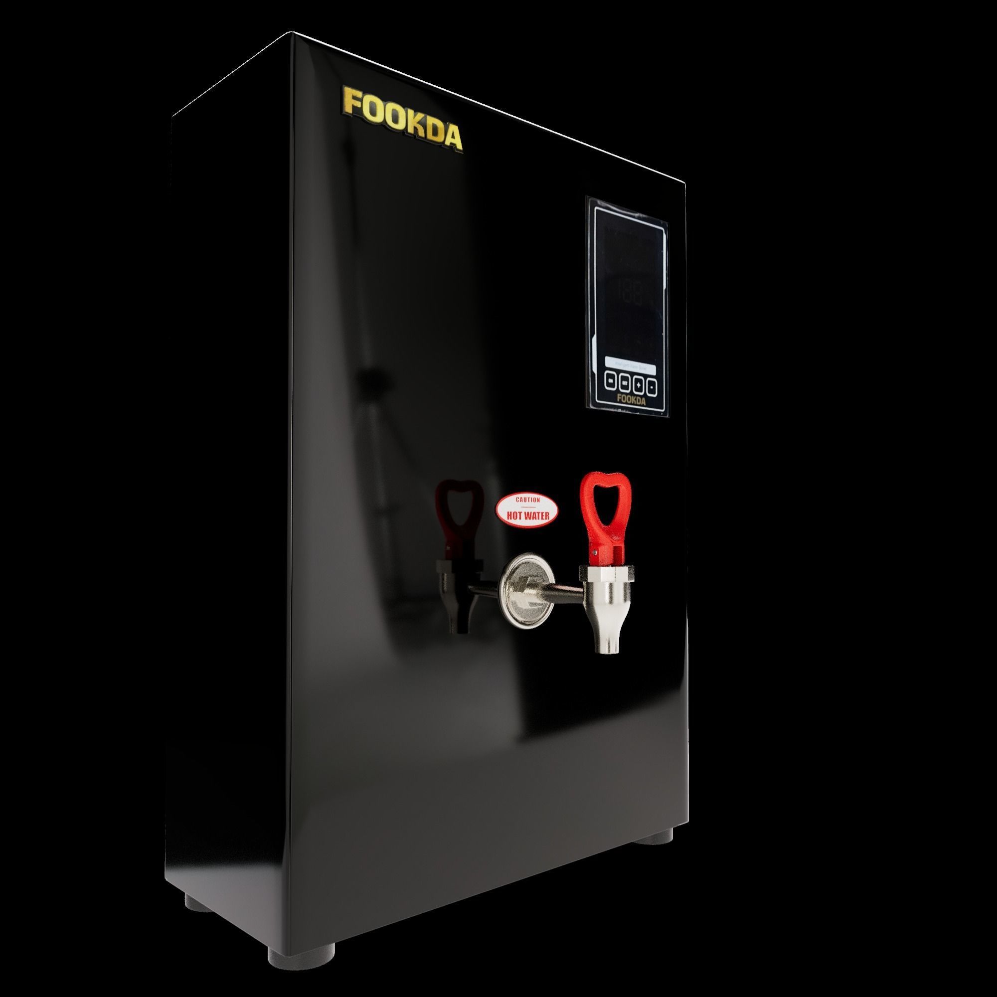 Modern Water Dispenser Low-poly 3D model_3