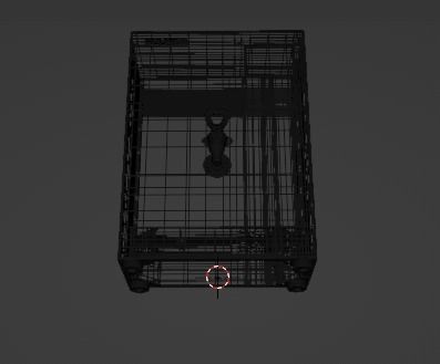 Modern Water Dispenser Low-poly 3D model_26